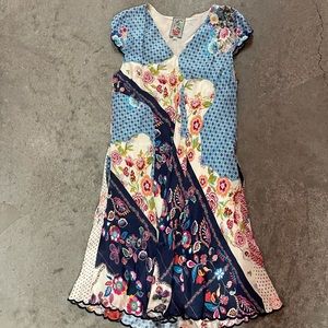 Jonny Was floral Midi Dress